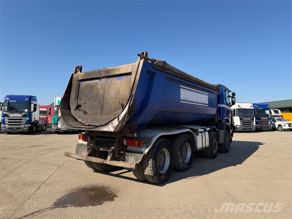 Scania onesided kipper V8 8x4, 20m3, E4, manual vin 141 Camiones bañeras basculantes o volquetes