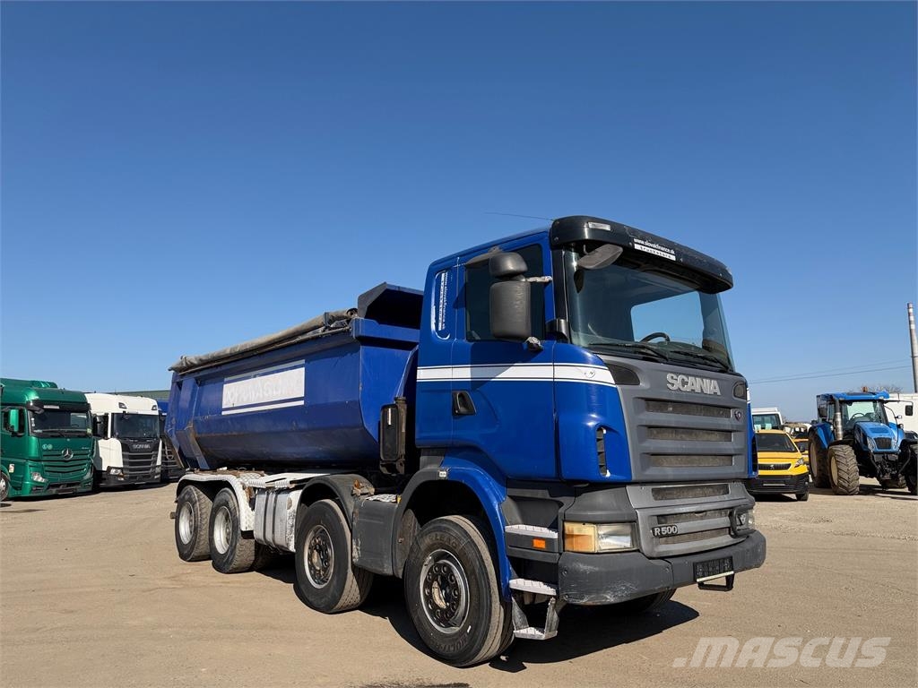 Scania onesided kipper V8 8x4, 20m3, E4, manual vin 141 Camiones bañeras basculantes o volquetes