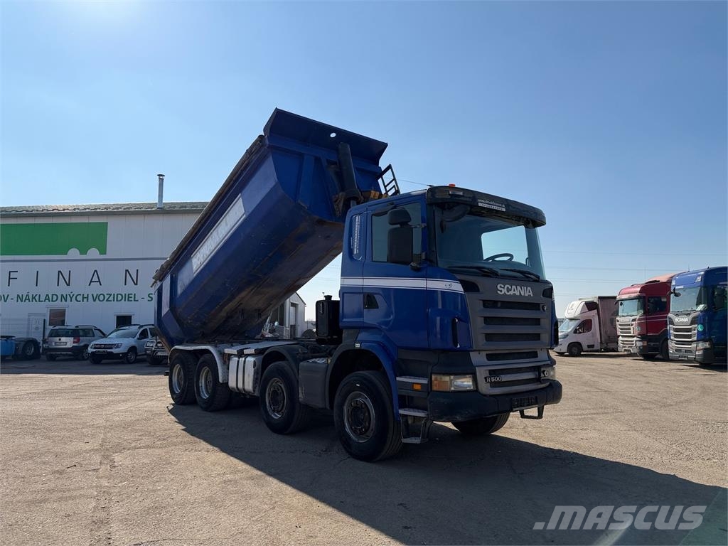 Scania onesided kipper V8 8x4, 20m3, E4, manual vin 141 Camiones bañeras basculantes o volquetes