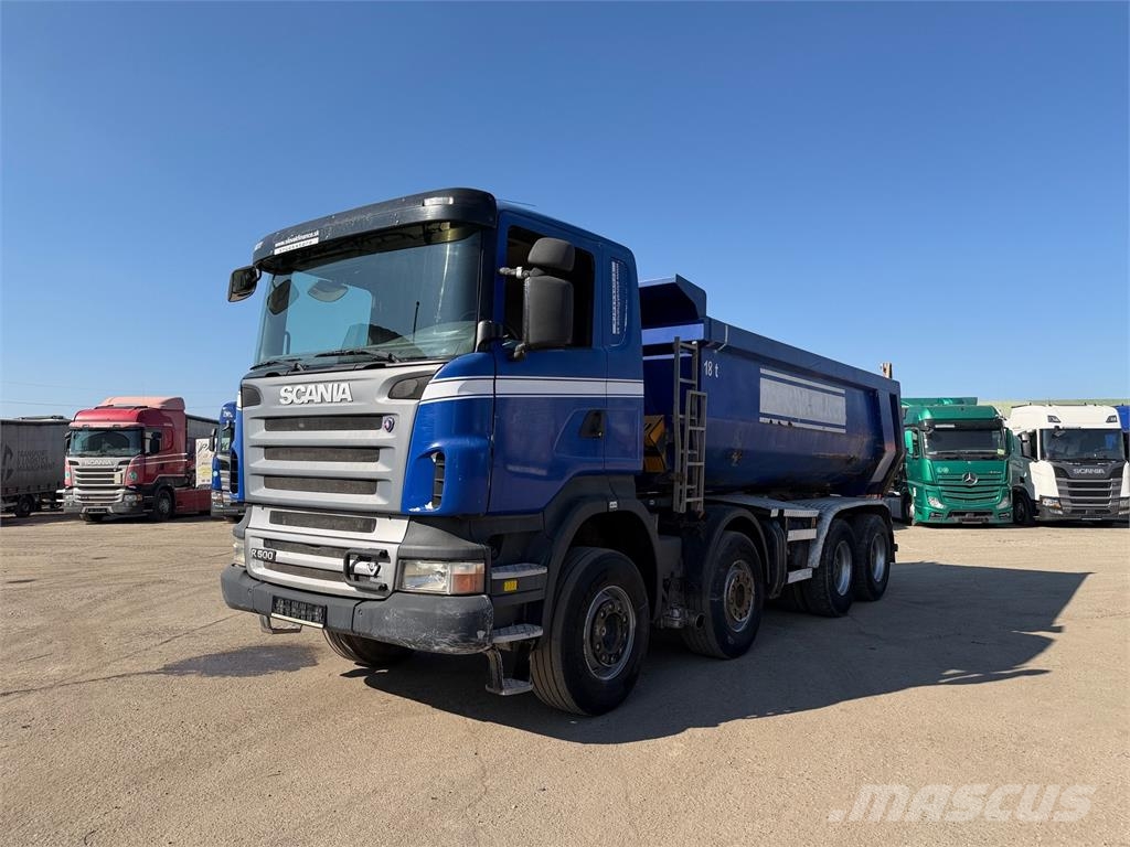 Scania onesided kipper V8 8x4, 20m3, E4, manual vin 141 Camiones bañeras basculantes o volquetes