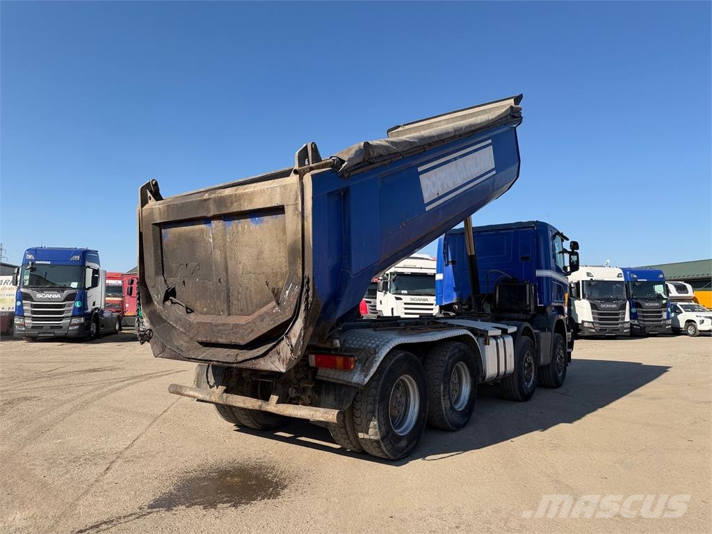 Scania onesided kipper V8 8x4, 20m3, E4, manual vin 141 Camiones bañeras basculantes o volquetes
