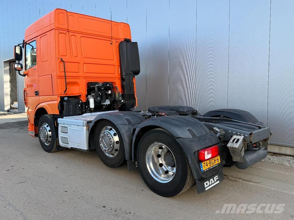 DAF XF 440 6x2 EURO 6 + STEERING AXLE + PTO Tractor Units