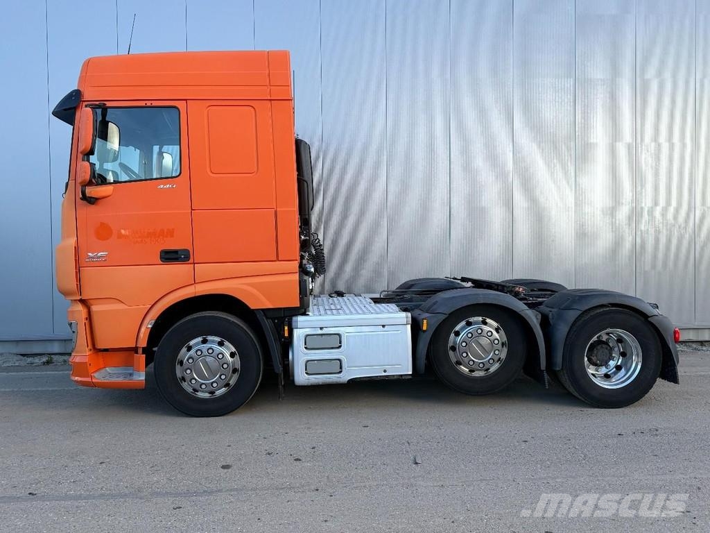 DAF XF 440 6x2 EURO 6 + STEERING AXLE + PTO Sattelzugmaschinen