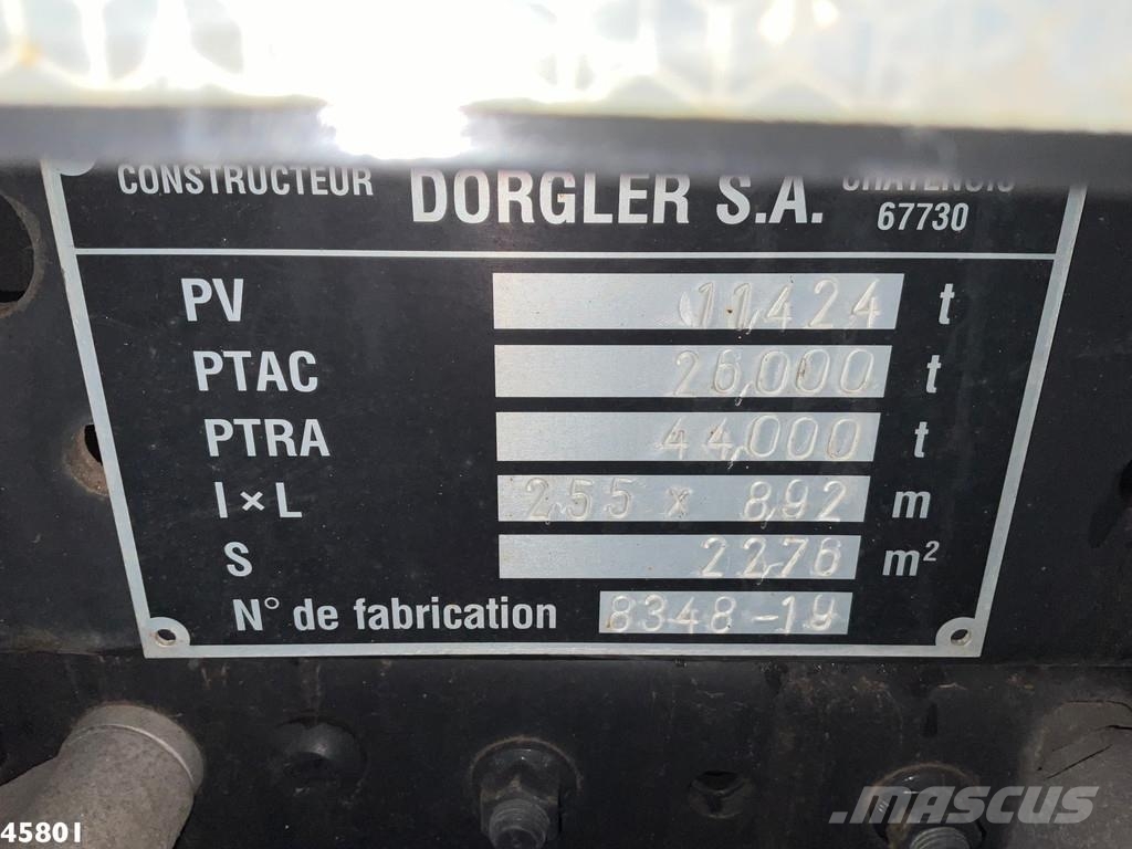 MAN TGS 28.460 Euro 6 Marrel 20 Ton haakarmsysteem Camion con gancio di sollevamento