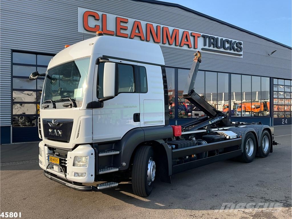 MAN TGS 28.460 Euro 6 Marrel 20 Ton haakarmsysteem Camion con gancio di sollevamento