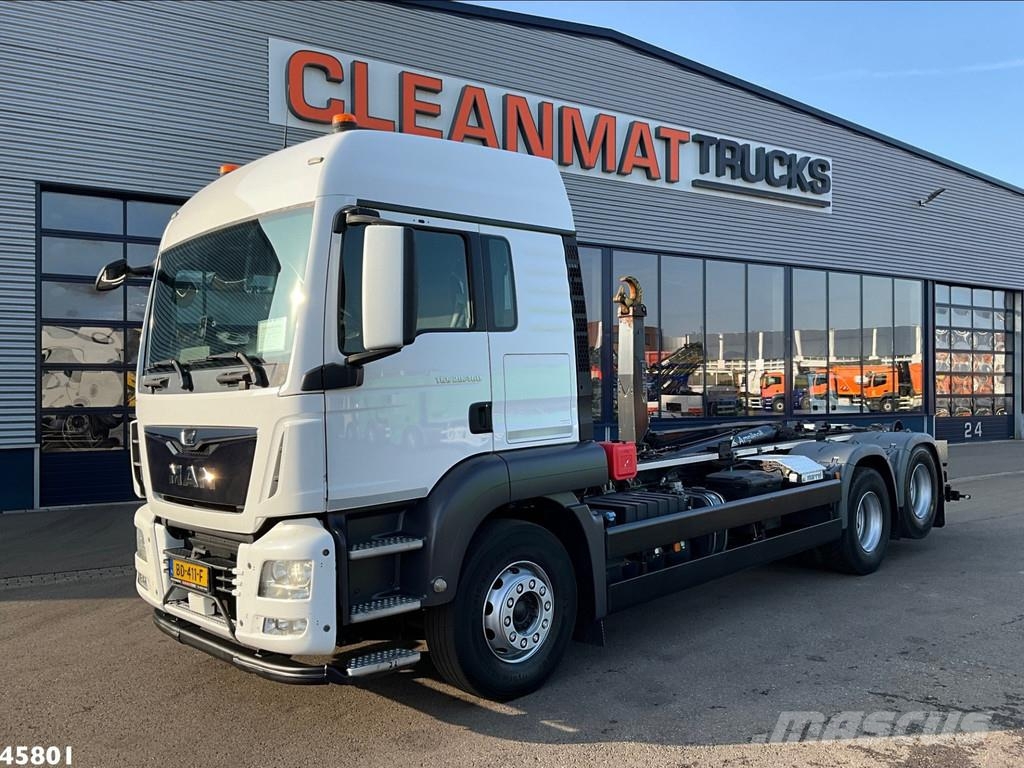 MAN TGS 28.460 Euro 6 Marrel 20 Ton haakarmsysteem Camion con gancio di sollevamento