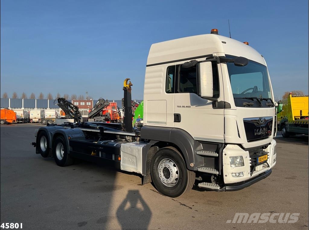 MAN TGS 28.460 Euro 6 Marrel 20 Ton haakarmsysteem Camion con gancio di sollevamento