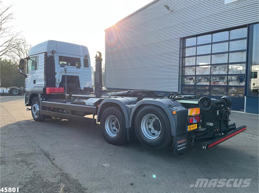 MAN TGS 28.460 Euro 6 Marrel 20 Ton haakarmsysteem Camion con gancio di sollevamento