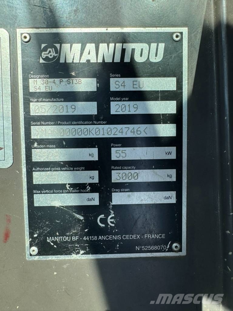 Manitou M 30.4 - 4x4 Triplo 5.5m Vanterenski viljuškar