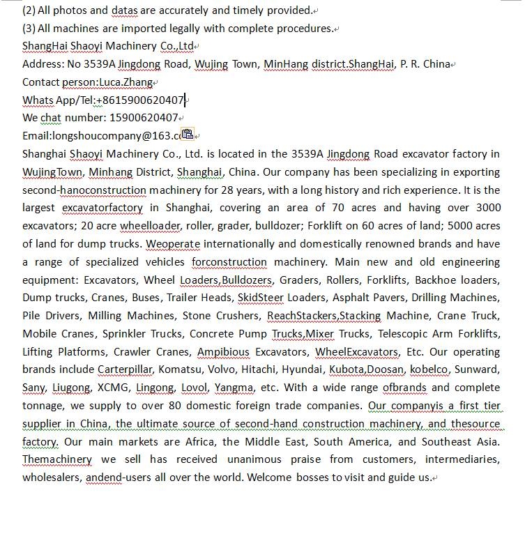 CAT 323- Excellent Working Condition 대형 굴삭기 29톤 이상
