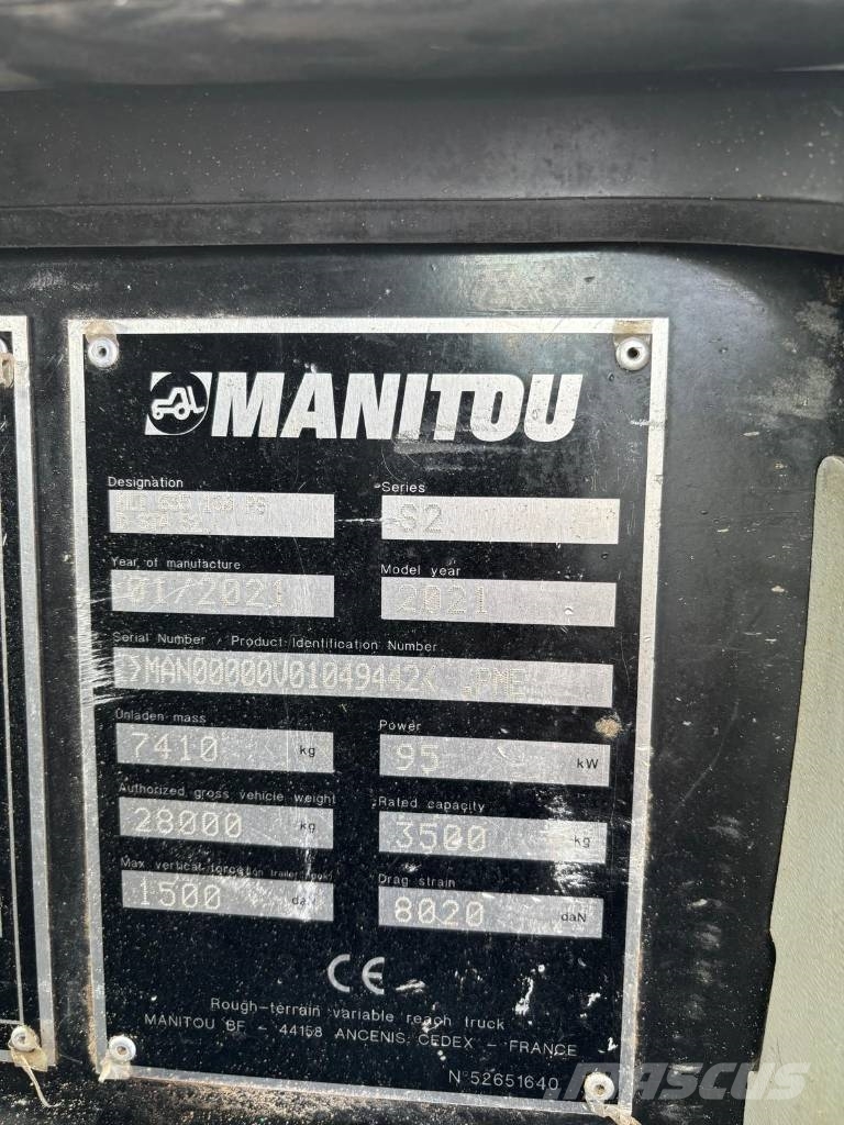 Manitou MLT 635-130 PS+ Poljoprivredni teleskopski utovarivači