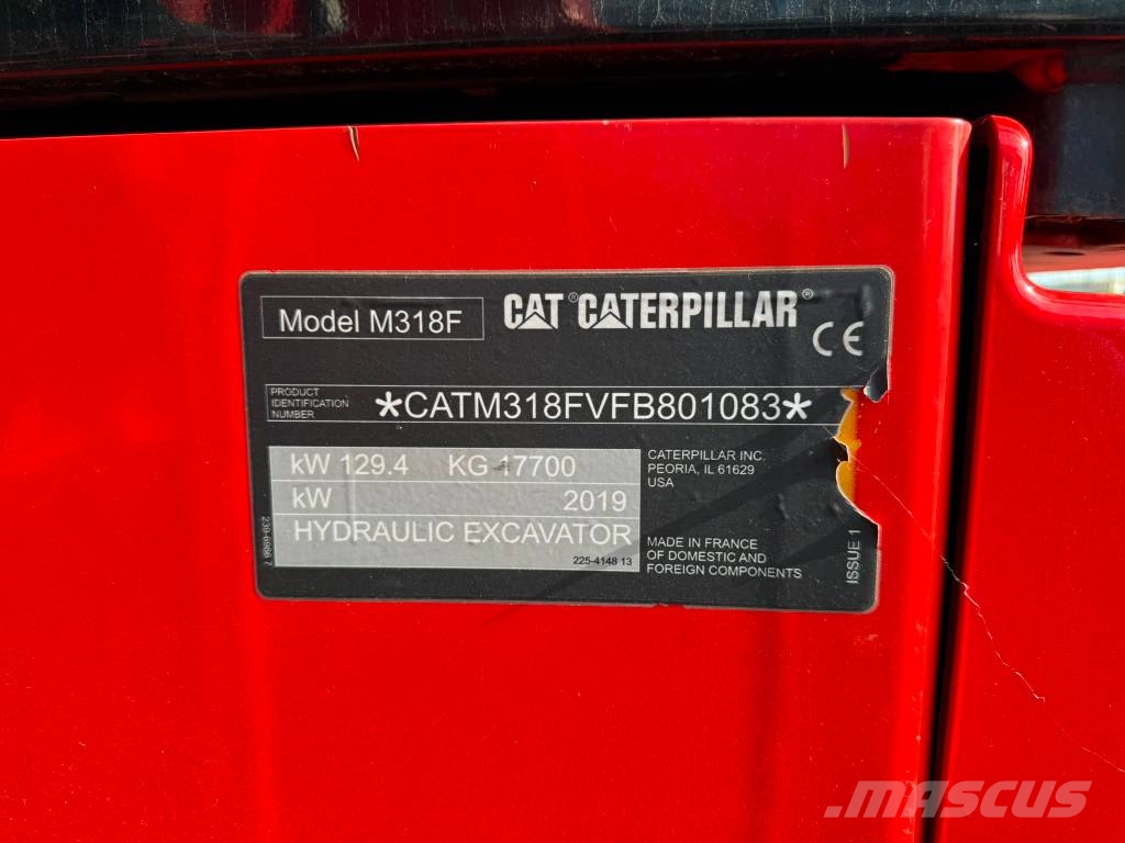 CAT M 318 F Excavadoras de ruedas