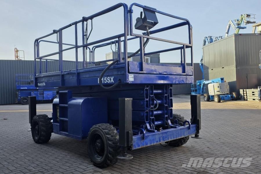 Haulotte H15SX Diesel, 4x4 Drive, 15 Working Height, 500kg Scissor lifts