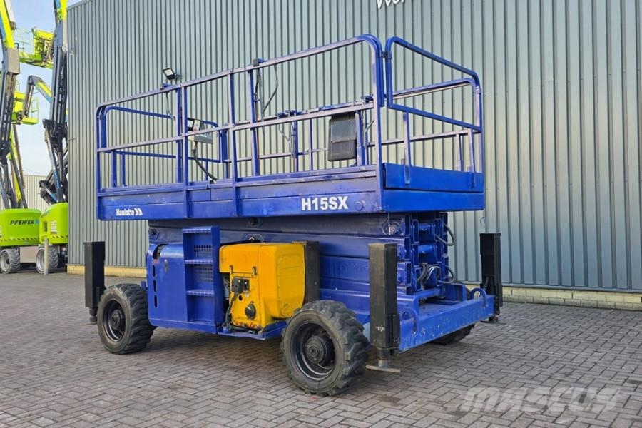 Haulotte H15SX Diesel, 4x4 Drive, 15 Working Height, 500kg Scissor lifts