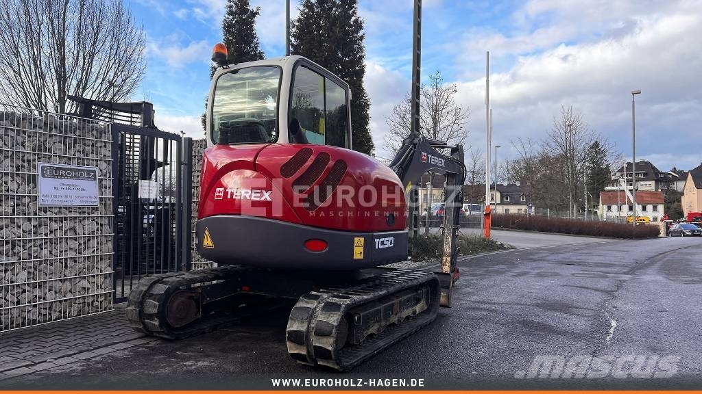 Terex Minibagger TC 50, Schnellwechsler MS03, Knickmatik Minibagger < 7t
