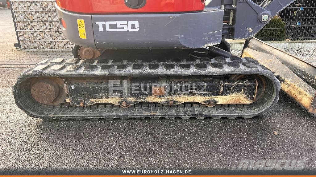 Terex Minibagger TC 50, Schnellwechsler MS03, Knickmatik Minibagger < 7t