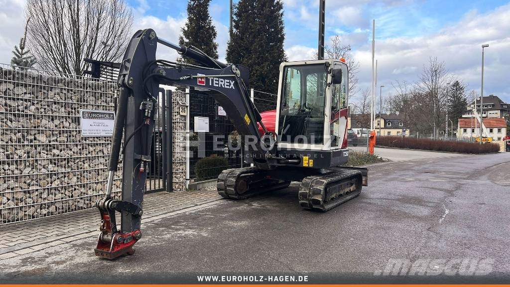Terex Minibagger TC 50, Schnellwechsler MS03, Knickmatik Minibagger < 7t