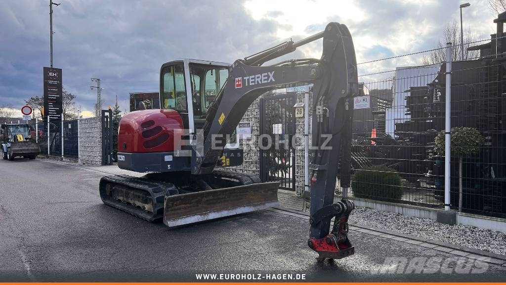 Terex Minibagger TC 50, Schnellwechsler MS03, Knickmatik Minibagger < 7t