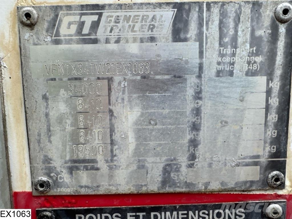 General TRAILERS Fuel 37556 Liter, 1 Compartment Semirremolques cisterna