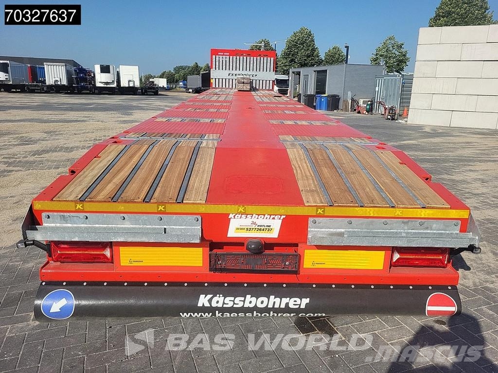 Kässbohrer LB4E Mega Extendable - 690cm 2xSteering Axle Drum Low loader-semi-trailers