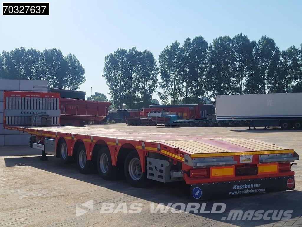 Kässbohrer LB4E Mega Extendable - 690cm 2xSteering Axle Drum Low loader-semi-trailers