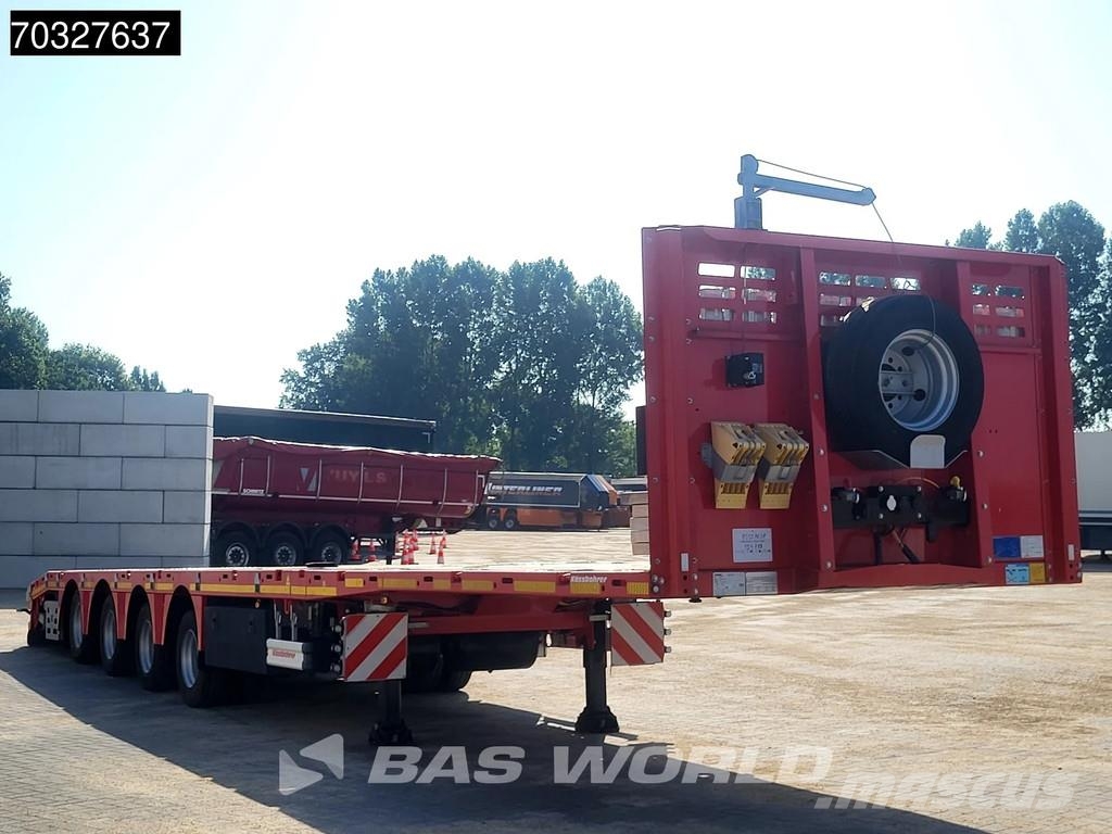 Kässbohrer LB4E Mega Extendable - 690cm 2xSteering Axle Drum Low loader-semi-trailers