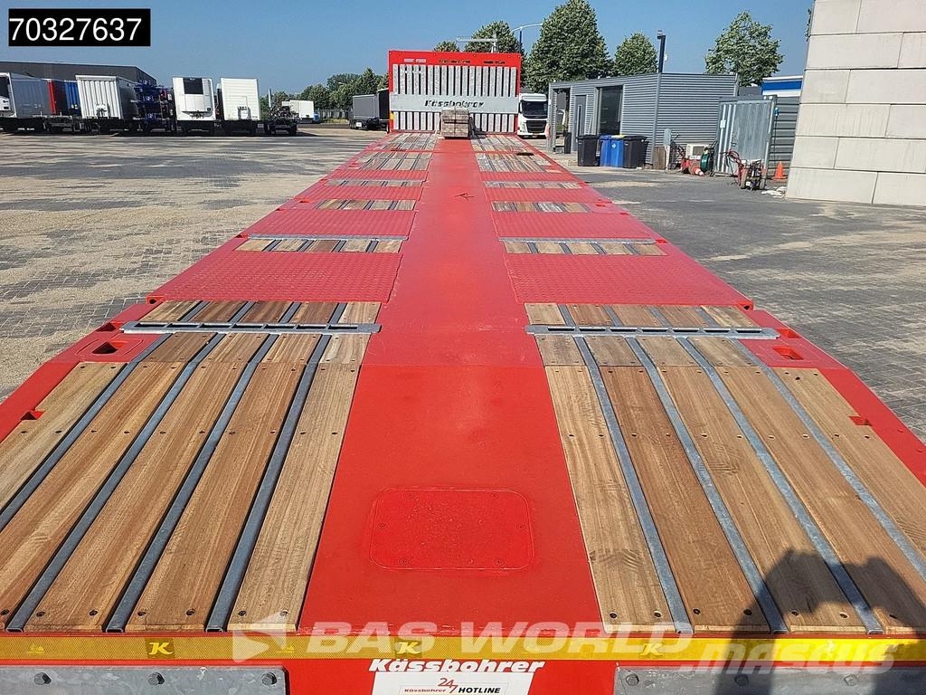 Kässbohrer LB4E Mega Extendable - 690cm 2xSteering Axle Drum Low loader-semi-trailers