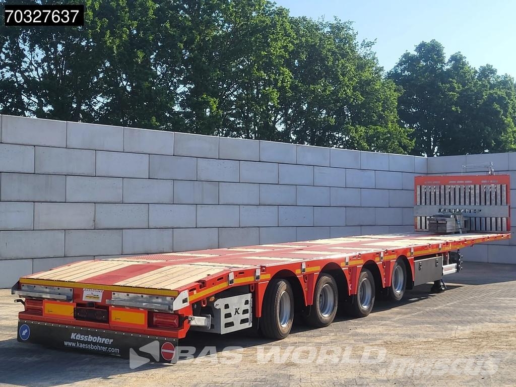 Kässbohrer LB4E Mega Extendable - 690cm 2xSteering Axle Drum Low loader-semi-trailers