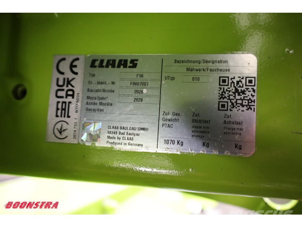 CLAAS Disco 3200 FC Profil Frontmaaier BY 2026 جزازات