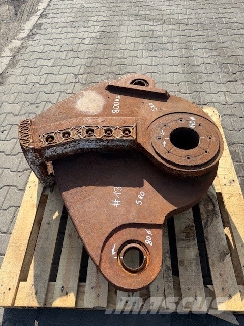 Verachtert replaceable scrap shear jaws Shears