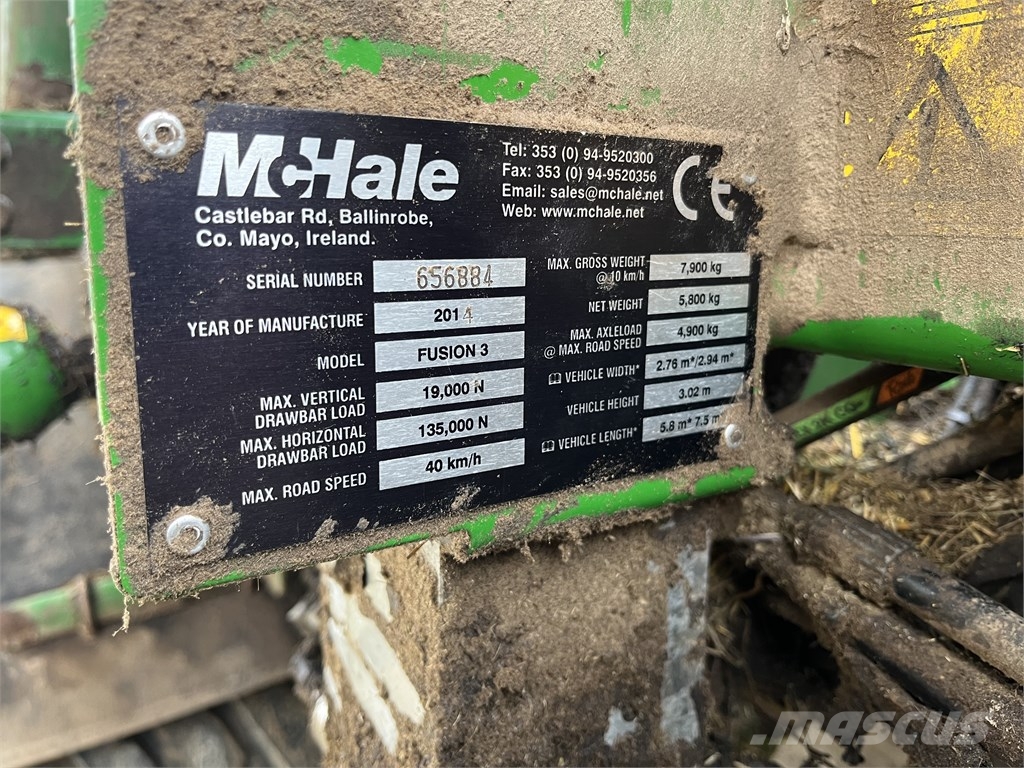 McHale Fusion 3 محزمات مستديرة