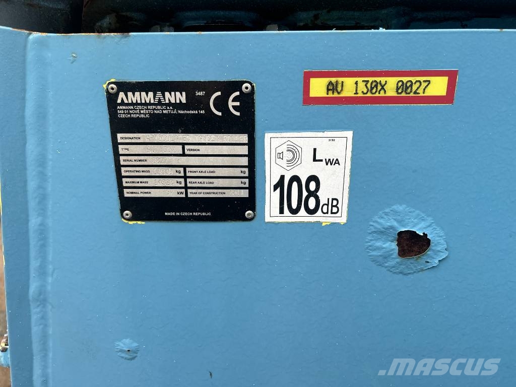 Ammann AV130X Dvojni valjarji
