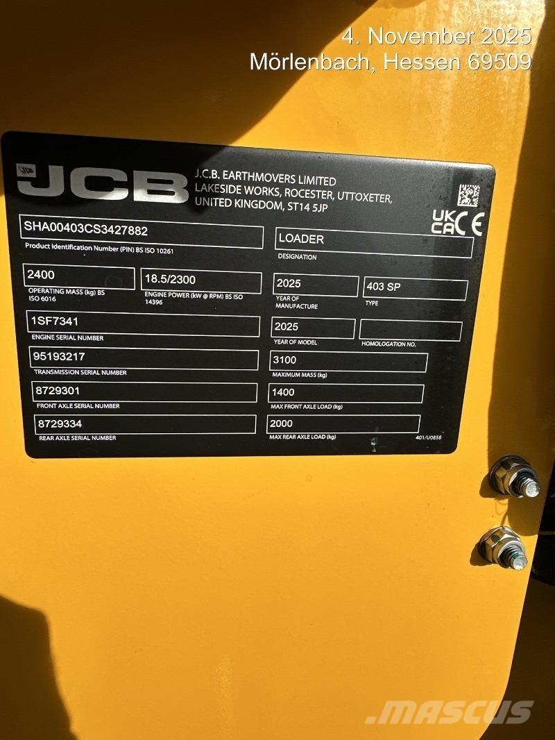 JCB N-403 Rataslaadurid