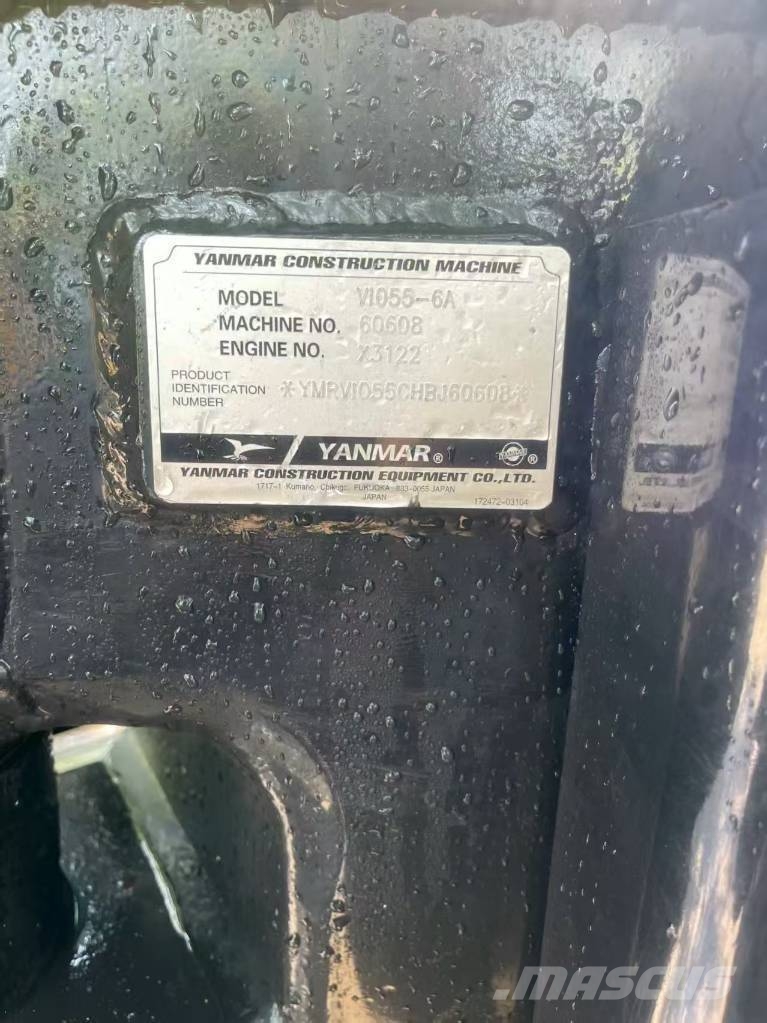 Yanmar Vio 55-6B حفارات صغيرة أقل من 7 طن (حفارات صغيرة)