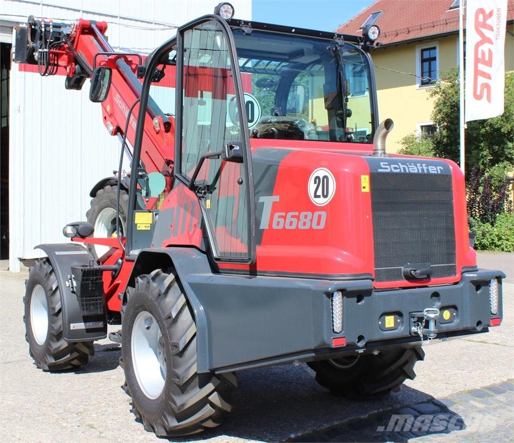 Schäffer 6680 T-3 mit Kabine フロントローダーとディガー
