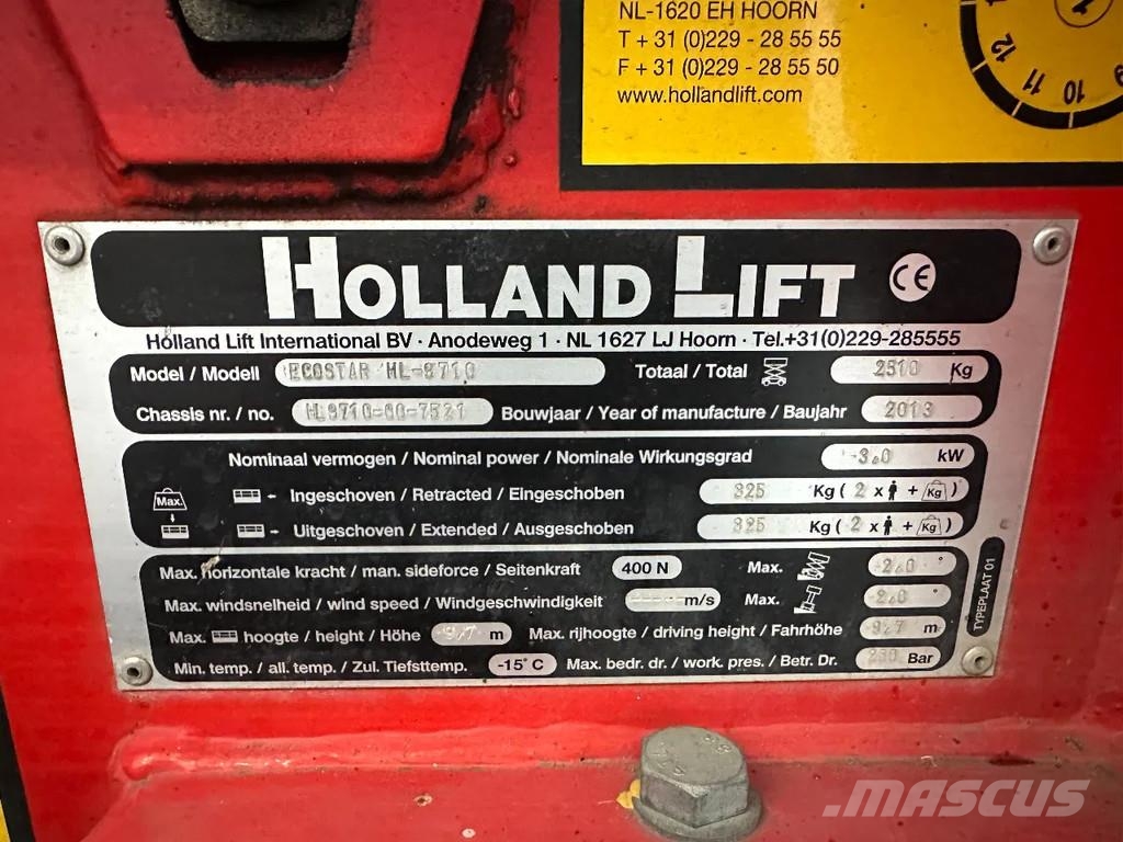 Holland Lift Ecostar HL-9710 Nůžková zvedací plošina