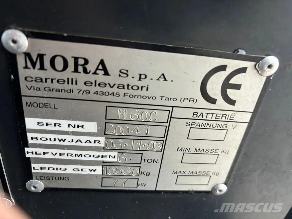 Mora M60 c Heftruck Gāzes autoiekrāvēji (LPG)