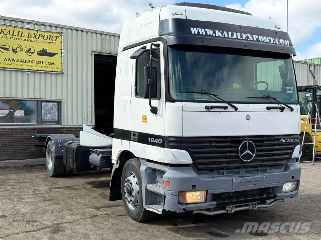 Mercedes-Benz Actros 1840 Long Chassis V6 Big Axle EPS Gearbox 3 Camiones chasis