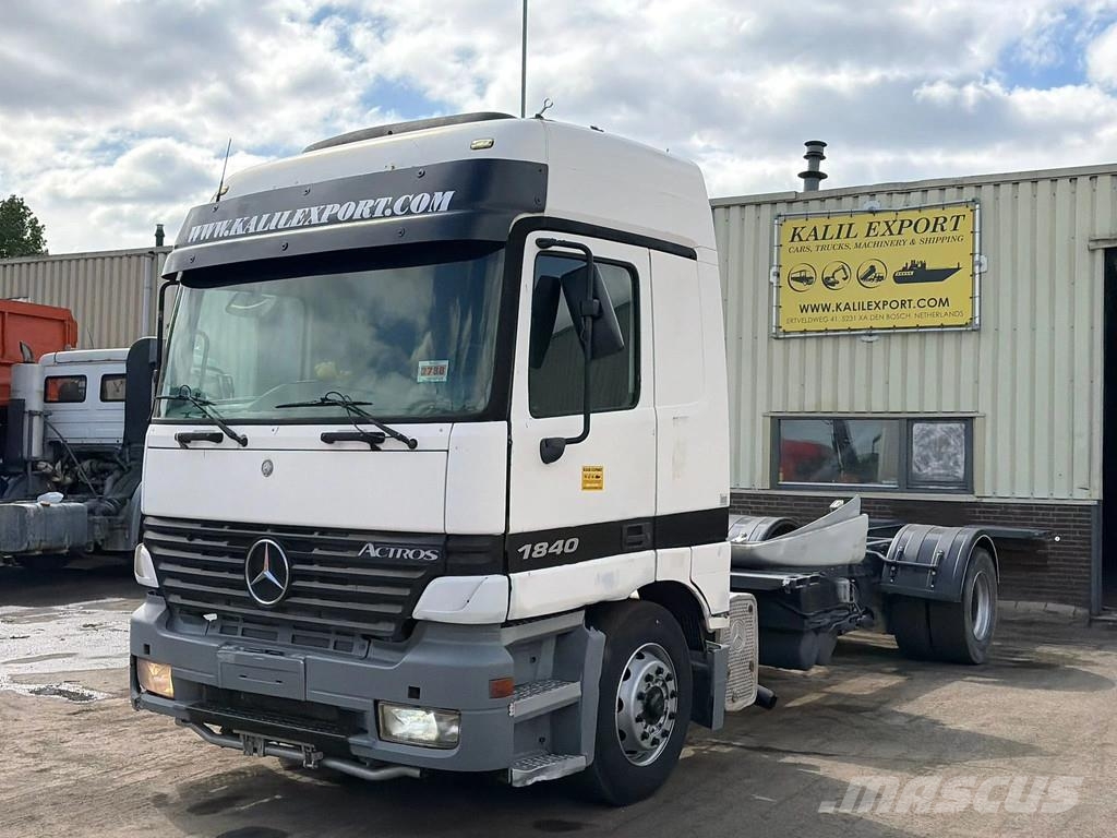 Mercedes-Benz Actros 1840 Long Chassis V6 Big Axle EPS Gearbox 3 Camiones chasis