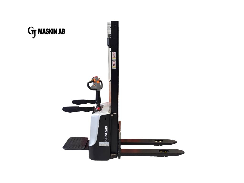 Silverstone ES1536P - Elektrisk staplare med åkplatta Sit-on stackers