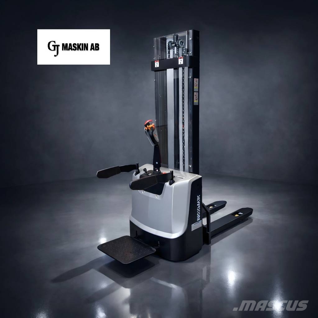 Silverstone ES1536P - Elektrisk staplare med åkplatta Sit-on stackers
