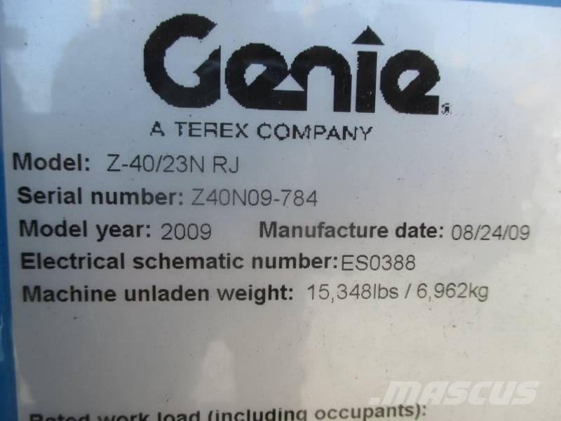 Genie Z 40/23 N RJ Plataformas elevatórias articuladas