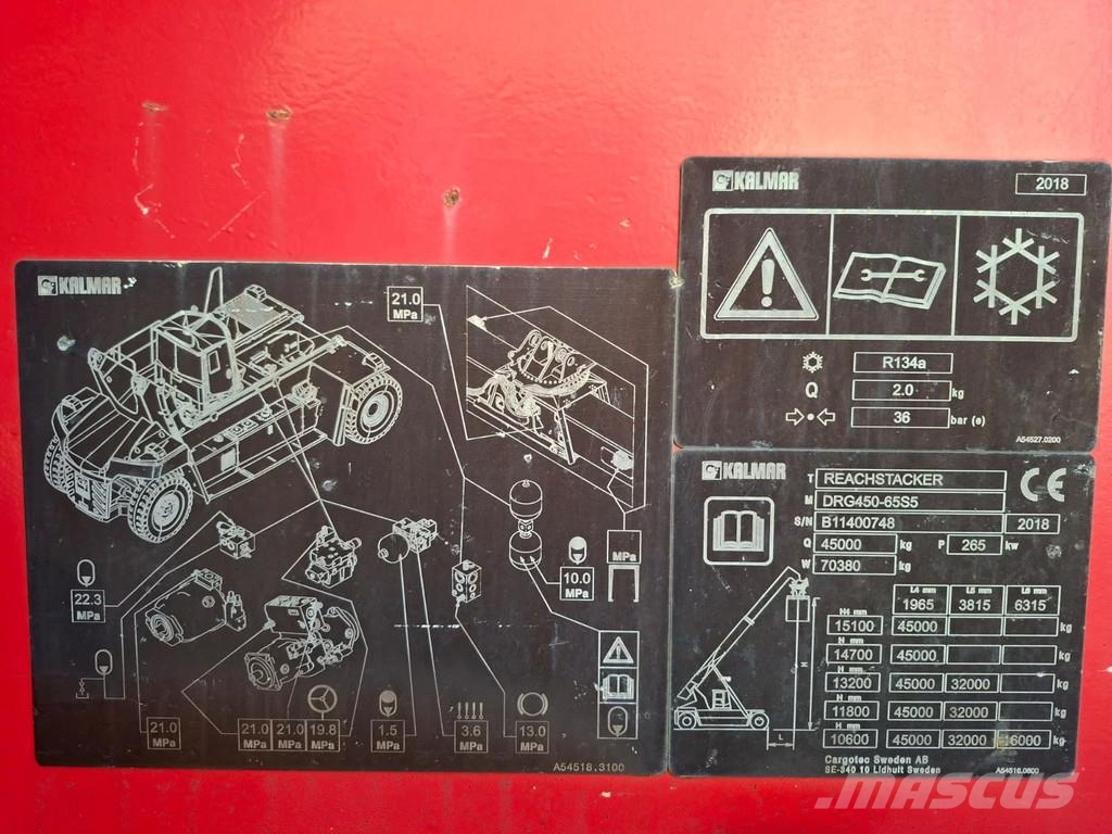Kalmar DRG450-65S5 Konttikurottajat