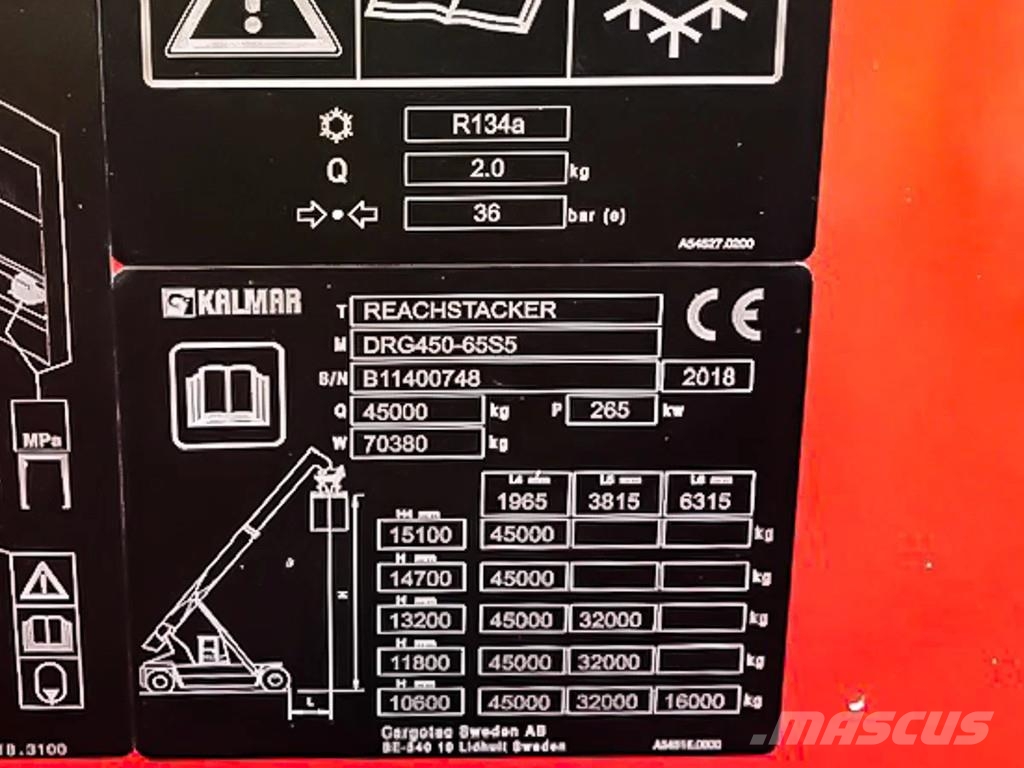 Kalmar DRG450-65S5 Konttikurottajat