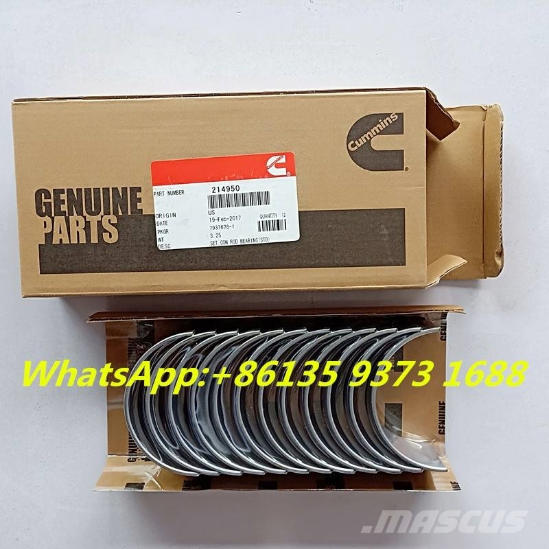 Cummins NT855 Connecting Rod Bearing 214950, 214951 315001 Motorer