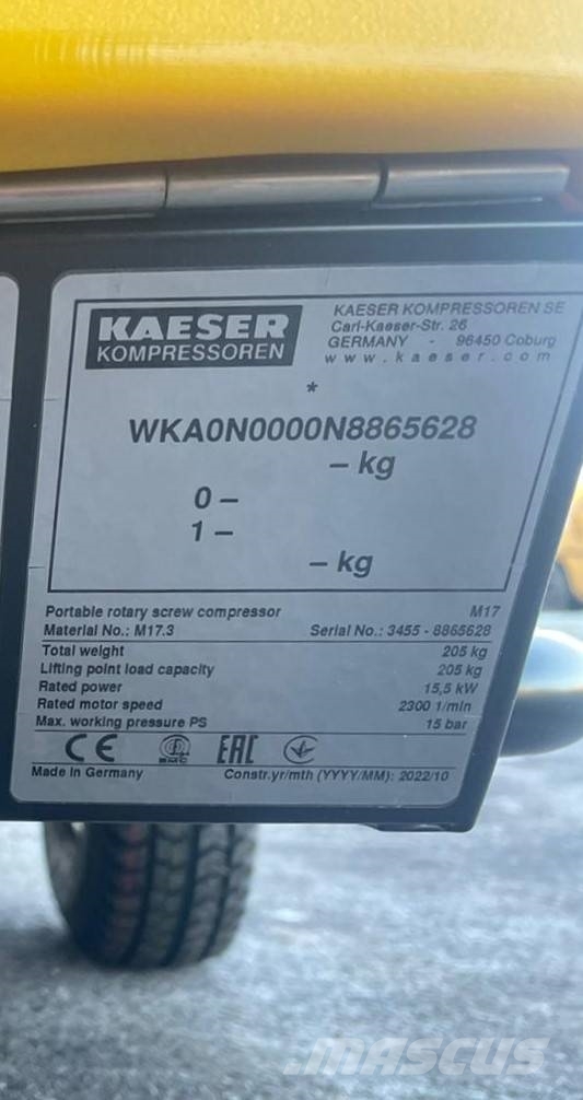 Kaeser M 17 Compressor Compresoras