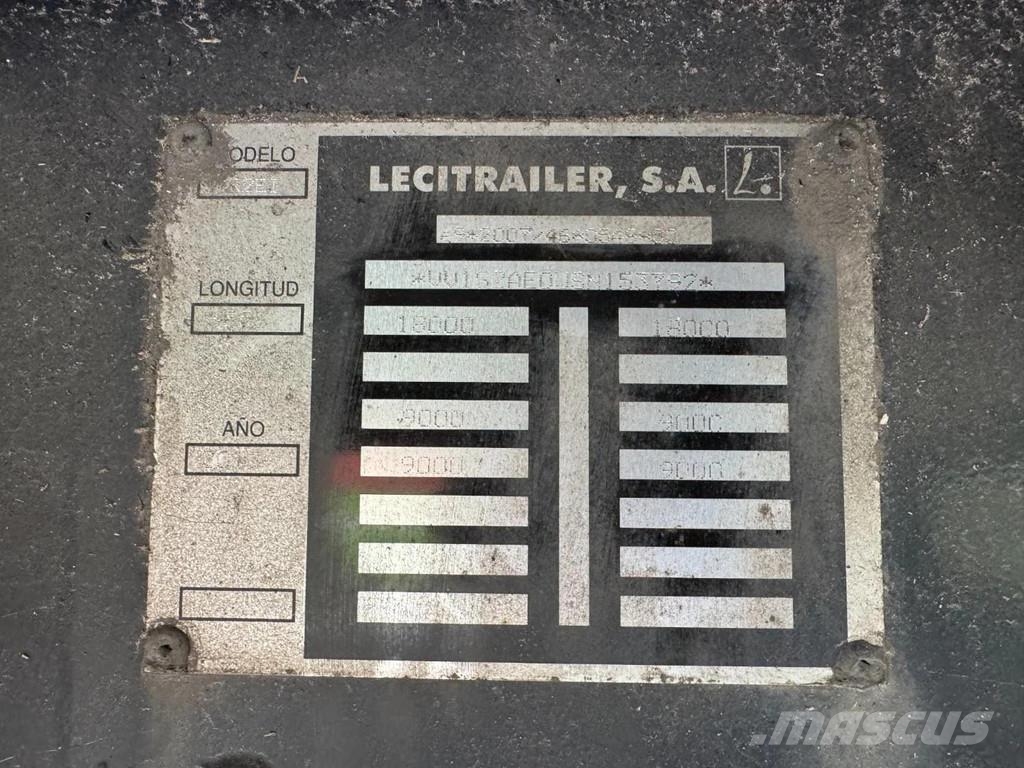 Lecitrailer 2 AXLE HANGER - R2EI Caja de lona