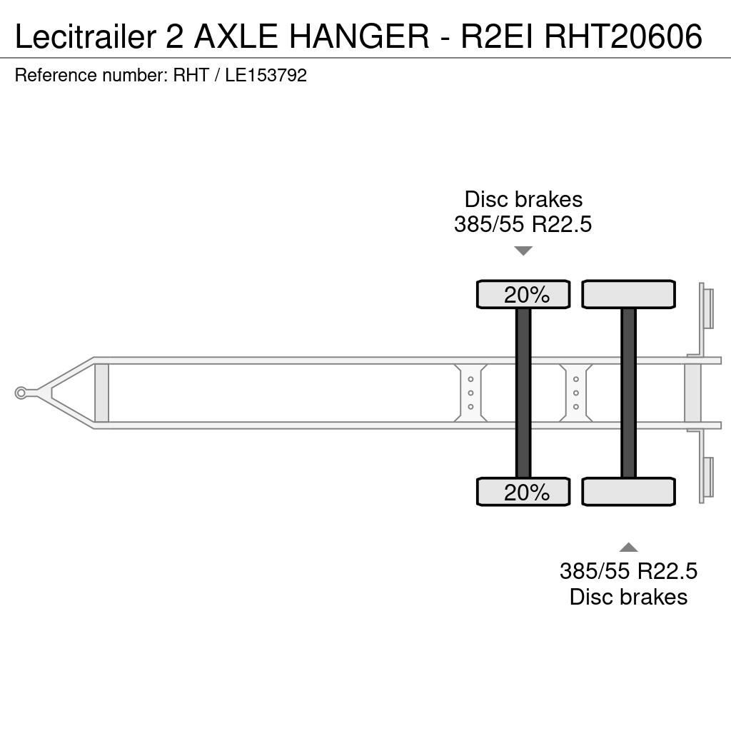 Lecitrailer 2 AXLE HANGER - R2EI Caja de lona