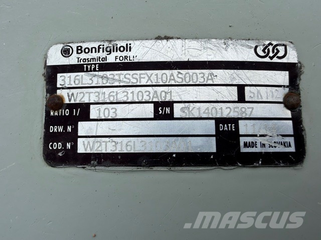 Powersceen 1800 EuRec 18rws/080 BONFIGLIOLO GEARS Shredders