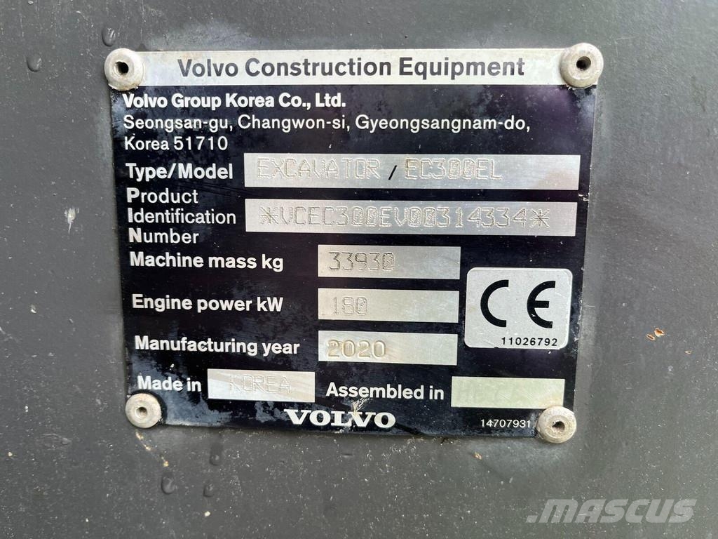 Volvo EC 300 EL حفارات زحافة